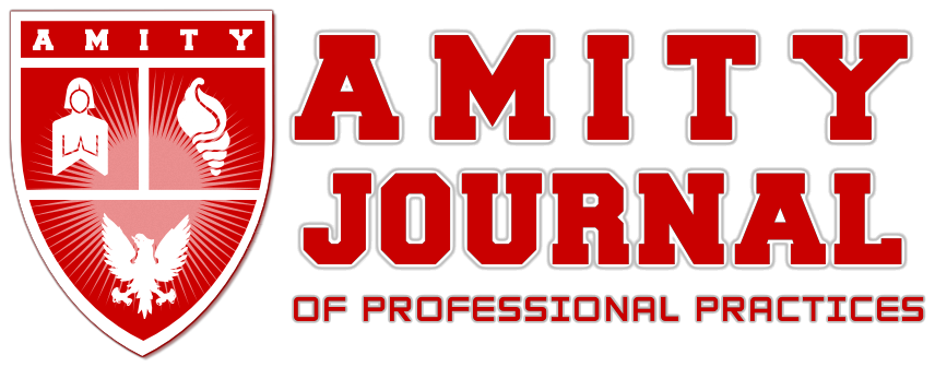 Amity Journal of Professional Practices